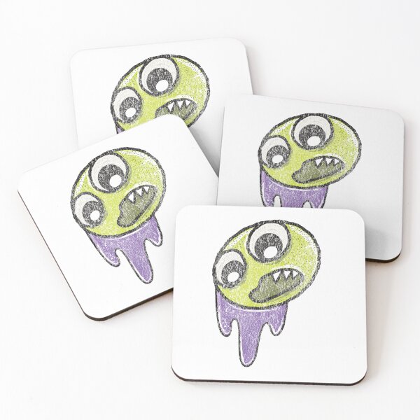 Item preview, Retro Graffiti Style Zombie Head With Purple Slime Destressed Design designed and sold by TheRainFamily.