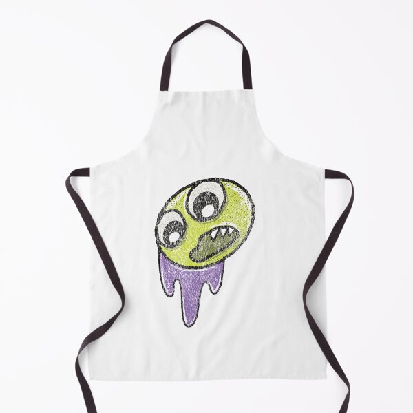 Item preview, Retro Graffiti Style Zombie Head With Purple Slime Destressed Design designed and sold by TheRainFamily.