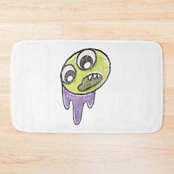 Item preview, Retro Graffiti Style Zombie Head With Purple Slime Destressed Design designed and sold by TheRainFamily.