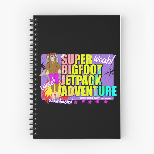 Item preview, Super bigfoot jetpack adventure designed and sold by LostintheLines.