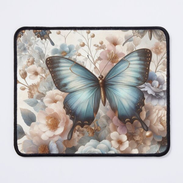Item preview, Soft Feminine Butterflies – AI Artwork in Delicate Colors for Women’s Clothing and Accessories for Nature Lovers designed and sold by knalpot-design.