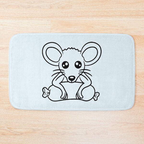 Item preview, Mouse Big Sausage Eat Hunger BBQ Barbecue Funny designed and sold by shirt-o-mat.