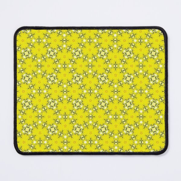 Item preview, Yellow Floral Pattern With Symmetrical Detail designed and sold by HappyHavenStu.