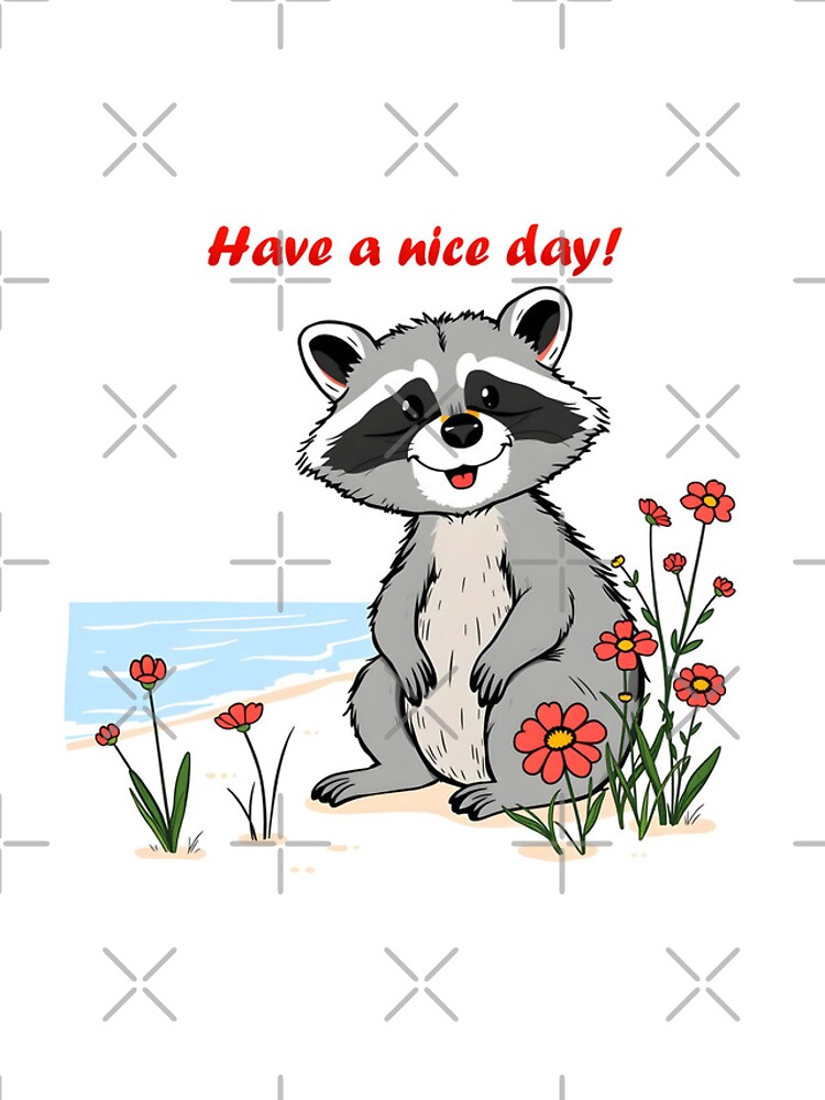Thumbnail 4 of 4, iPhone Case, Cute Popular Little Raccoon Collection designed and sold by Boki777.