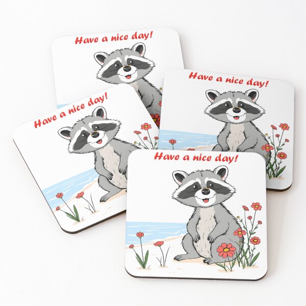 Item preview, Cute Popular Little Raccoon Collection designed and sold by TrendyDesigne412.