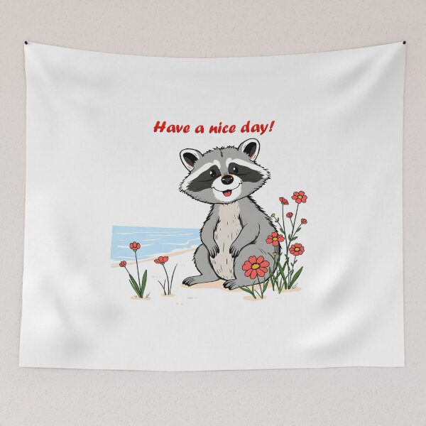 Item preview, Cute Popular Little Raccoon Collection designed and sold by TrendyDesigne412.