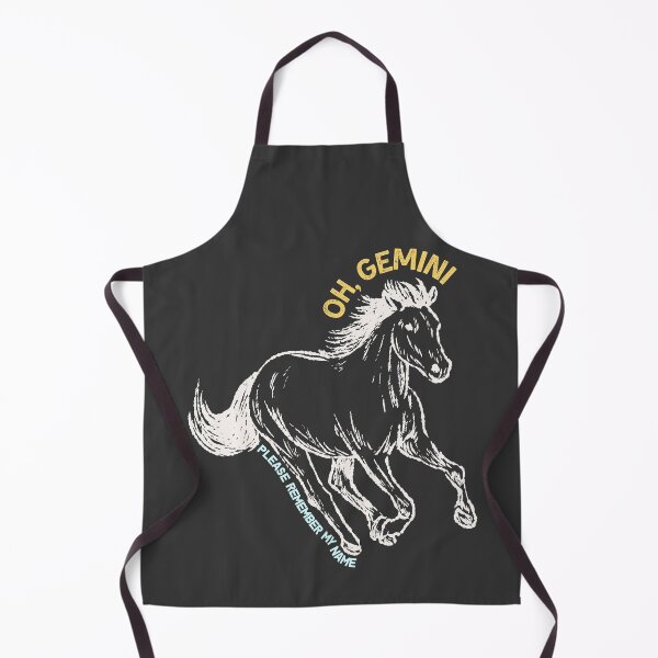 Item preview, Oh Gemini Horse (black) designed and sold by karma-style.