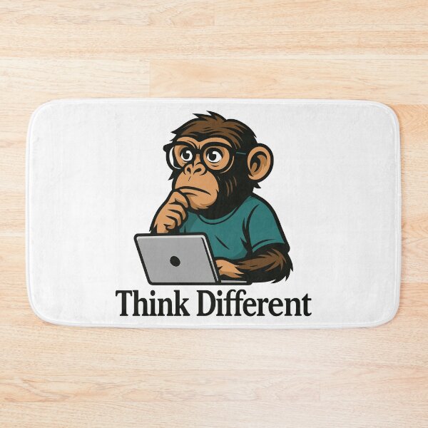 Item preview, Think Different Monkey designed and sold by aipolohu.