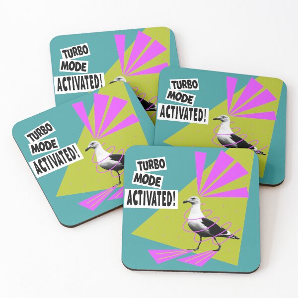 Artikelvorschau, Turbo Seagull Power Mixed Media Kunst entworfen und verkauft von TheDreamerWren.