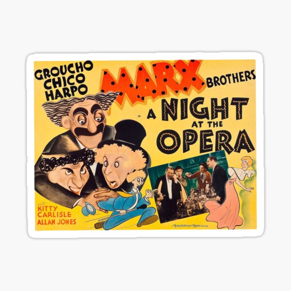 Artikel-Vorschau von Die Marx Bros gehen in die Oper, designt und verkauft von HanksCustoms.