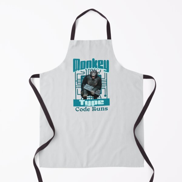 Item preview, Monkey Type, Code Runs Funny Full-Stack Developer Software Engineer designed and sold by Vac1.