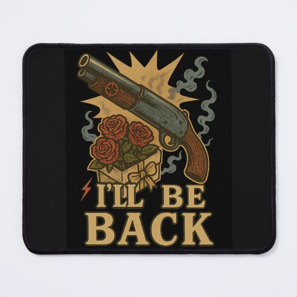 Item preview, I'll be back! - Black designed and sold by CultLines.