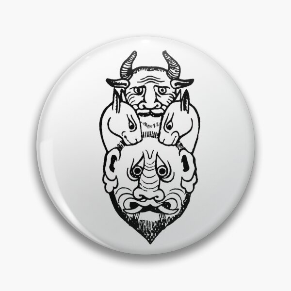 Item preview, Demon Face, Devil Face, Demon Mask  designed and sold by HawthorneFlame.