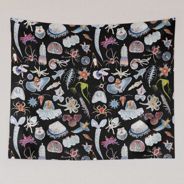 Item preview, PLANKTON POSTER-black designed and sold by BEATRIZ ABAITUA.