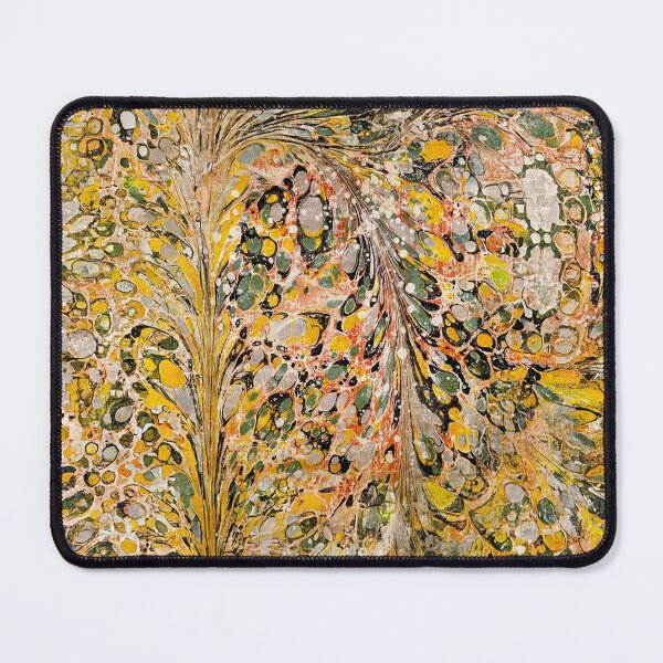 Item preview, Yellow green grey marbled design designed and sold by 2ndBloom.