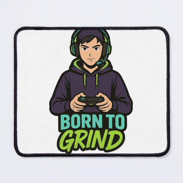 Item preview, Born to Grind – Gamer motif in anime style designed and sold by Rukage.