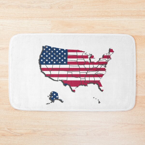 Item preview, United States Flag Map – Patriotic USA Design designed and sold by Breaking Shop.