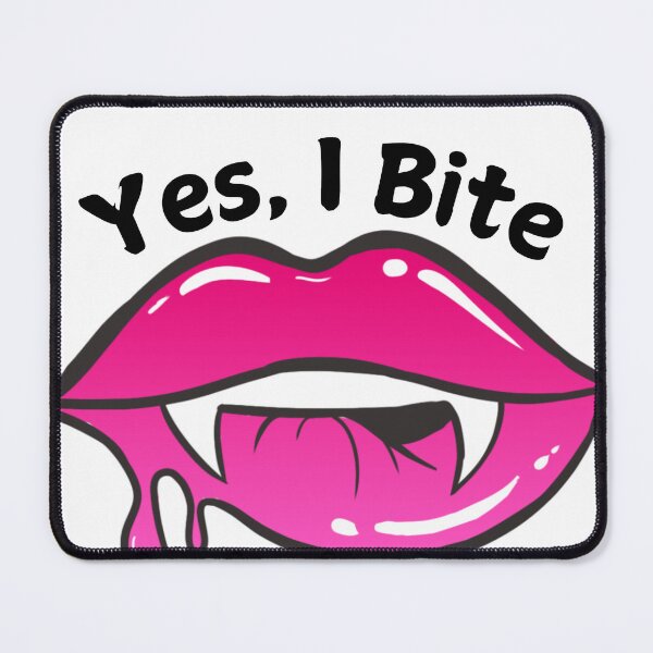 Item preview, I Bite designed and sold by Chaos Fairy Creations.