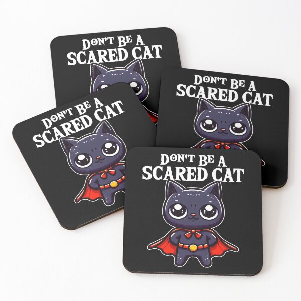 Item preview, DON'T BE A SCARED CAT - HALLOWEEN GIFT designed and sold by KEF Custom.