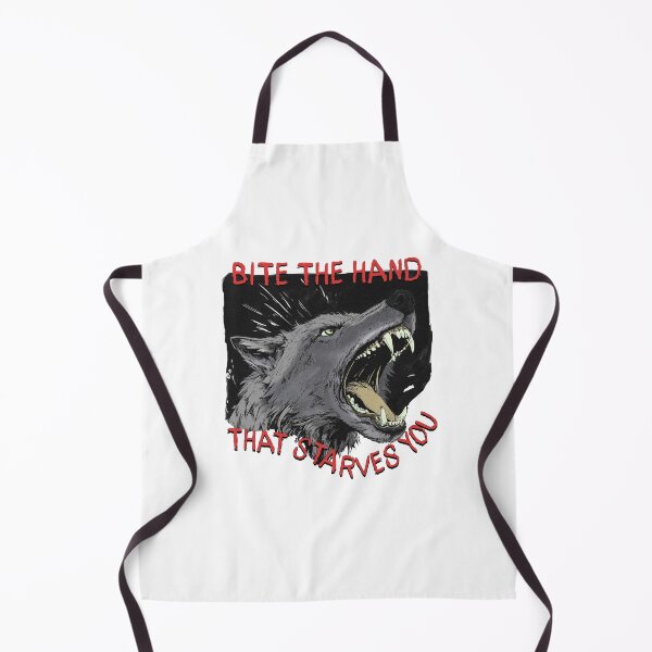 Item preview, Bite the Hand That Starves You - Fierce Wolf Art designed and sold by Spellhound.