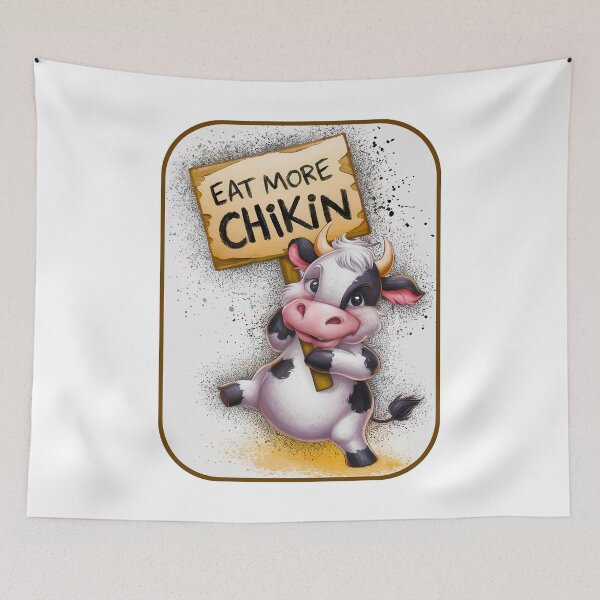 Item preview, Eat Mor Chikin designed and sold by Angry Swan Designs.