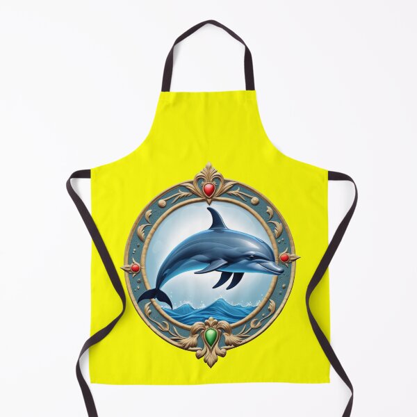 Item preview, DOLPHIN SHIELD (#FFFF00) designed and sold by Marlon Oseguera.
