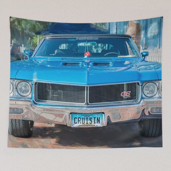 Item preview, 1970 Blue Buick Gran Sport 455 Stage1 Convertible X145 designed and sold by RichFrancoCars.