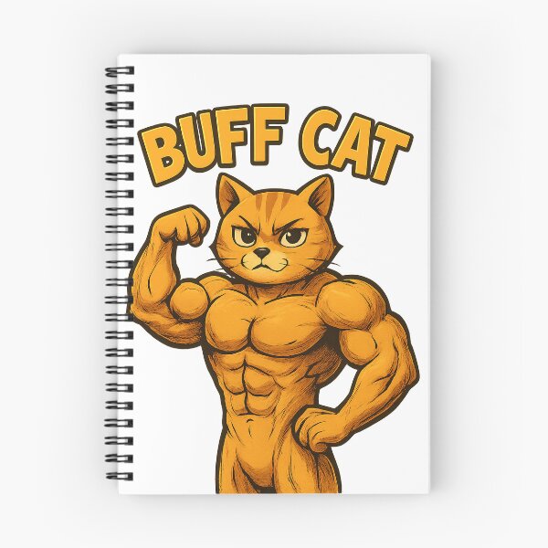 Item preview, Buff Cat – Strong Muscle Cat designed and sold by Kunst-Shirt.