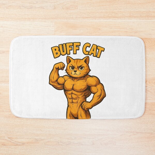 Item preview, Buff Cat – Strong Muscle Cat designed and sold by Kunst-Shirt.