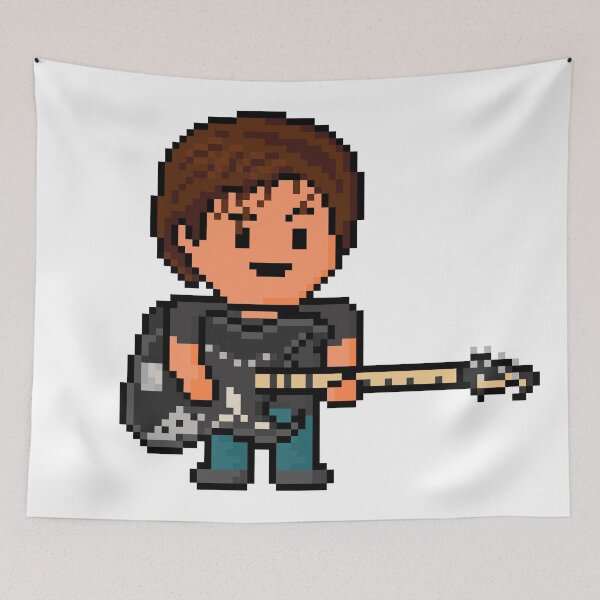 Item preview, Rock Battle Pixel American Grunge Bass Master designed and sold by gkillerb.