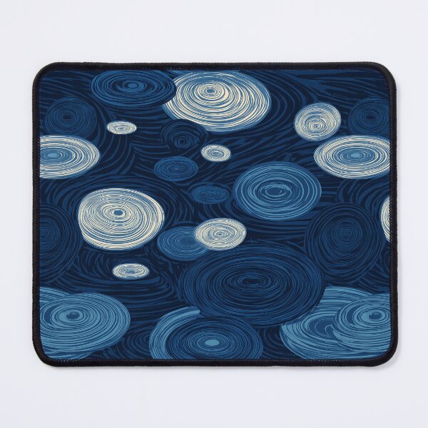 Item preview, Rain drops and puddle ripples pattern designed and sold by valerko26.