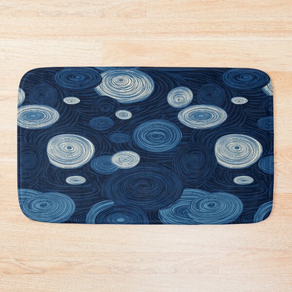 Item preview, Rain drops and puddle ripples pattern designed and sold by valerko26.