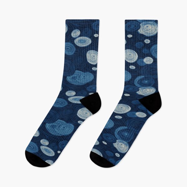 Item preview, Rain drops and puddle ripples pattern designed and sold by valerko26.