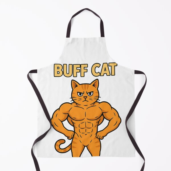 Item preview, Buff Cat Cartoon – Muscle Power designed and sold by Kunst-Shirt.