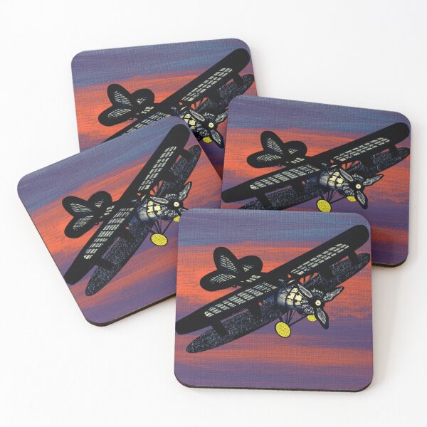 Item preview, Retro Aircraft in Sunset Skies designed and sold by JW3164..