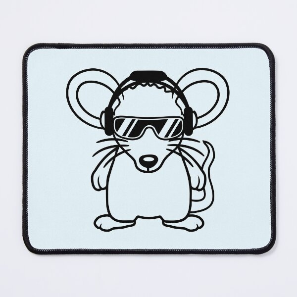 Item preview, Mouse DJ Sunglasses Headphones Party Music Club designed and sold by shirt-o-mat.