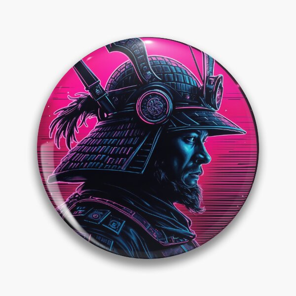 Item preview, Cyberpunk Samurai Warrior Japanese Futuristic Style Neon Colors designed and sold by EddieBalevo.