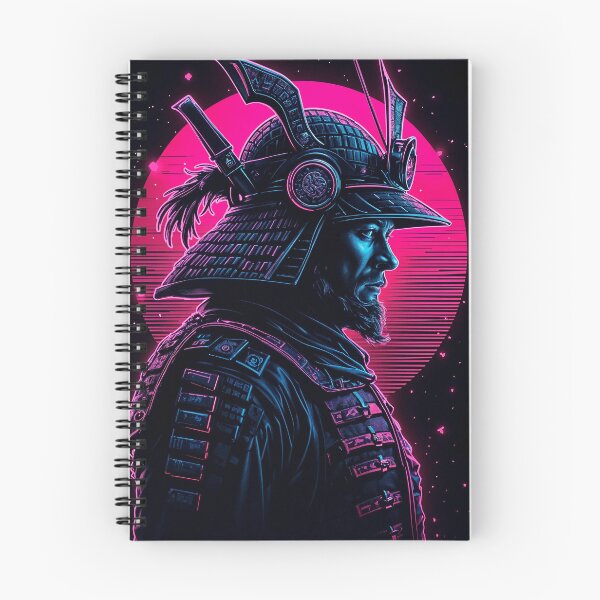 Item preview, Cyberpunk Samurai Warrior Japanese Futuristic Style Neon Colors designed and sold by EddieBalevo.