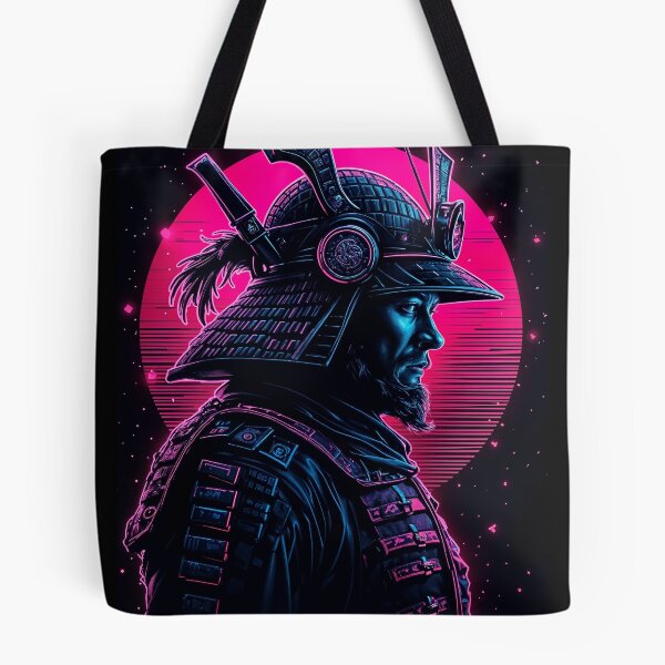Item preview, Cyberpunk Samurai Warrior Japanese Futuristic Style Neon Colors designed and sold by EddieBalevo.