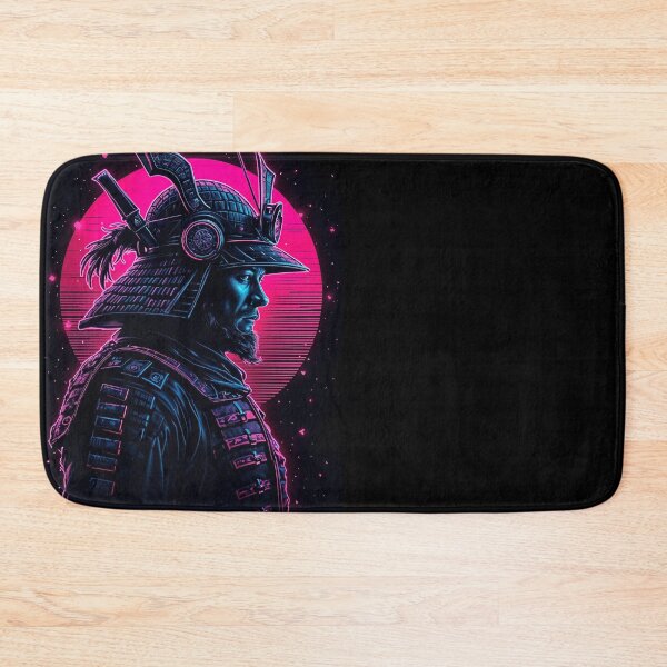Item preview, Cyberpunk Samurai Warrior Japanese Futuristic Style Neon Colors designed and sold by EddieBalevo.