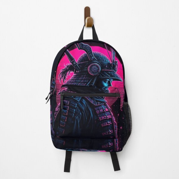 Item preview, Cyberpunk Samurai Warrior Japanese Futuristic Style Neon Colors designed and sold by EddieBalevo.