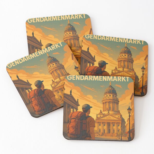 Item preview, I love Berlin Germany GENDARMENMARKT Poster and Greeting Card designed and sold by Earth Celebration Designs.