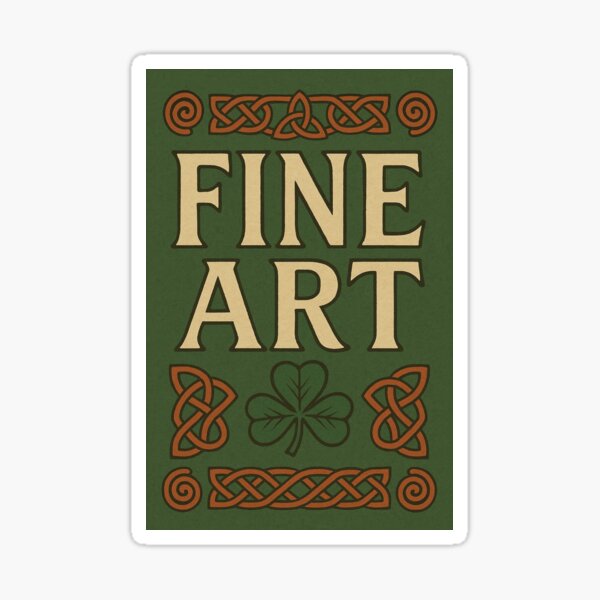 Aperçu de l'œuvre BEAUX-ARTS irlandais créée et vendue par ModMint.