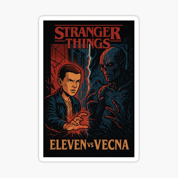 Item preview, Stranger Things Artwork: Eleven VS Vecna designed and sold by Fantsy-world.
