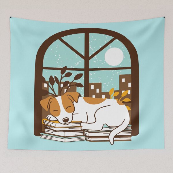Item preview, Sleepy Jack Russel Terrier designed and sold by Wlaurence.