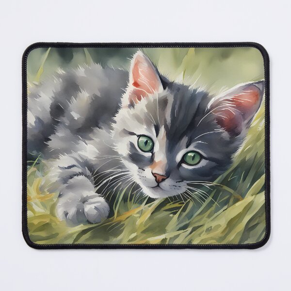 Item preview, Cute Gray Kitten designed and sold by CalmnessbyChoice.