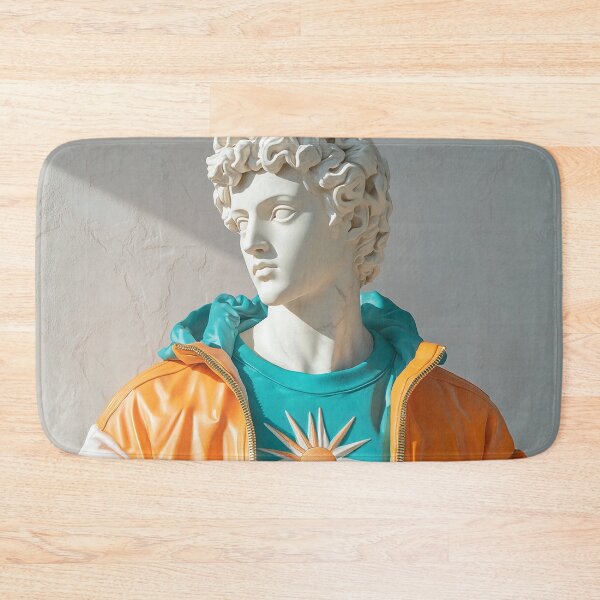 Item preview, Modern Roman Bust in Orange and Teal Streetwear	 designed and sold by weirdfishes123.