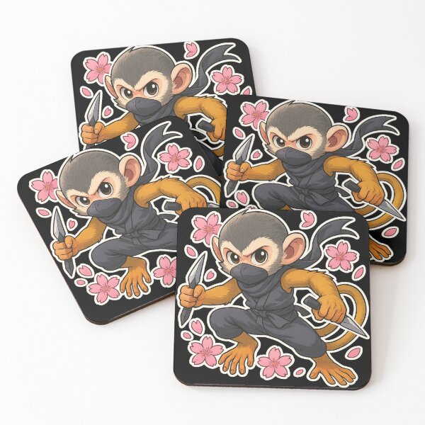 Item preview, Ninja Squirrel Monkey designed and sold by Designs-By-Suga.