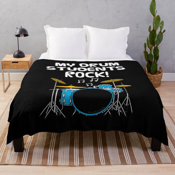 Item preview, My Drum Students Rock, Drummer Music Teacher designed and sold by doodlerob.