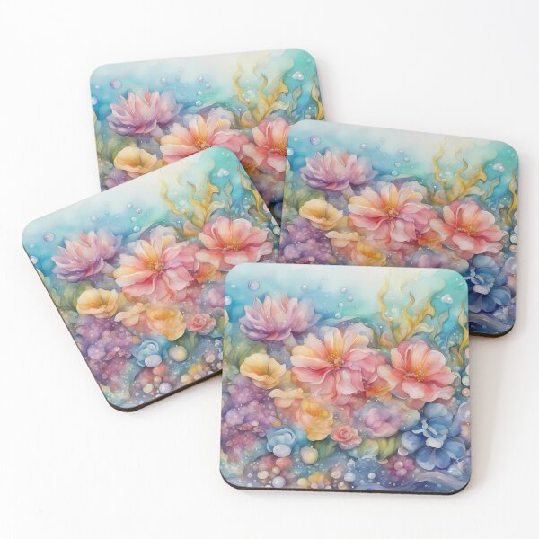 Item preview, Dreamy Underwater Flowers designed and sold by CalmnessbyChoice.